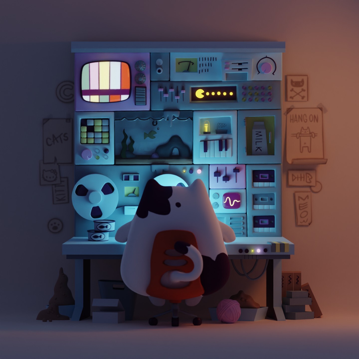 ArtStation - Kitty Control Station