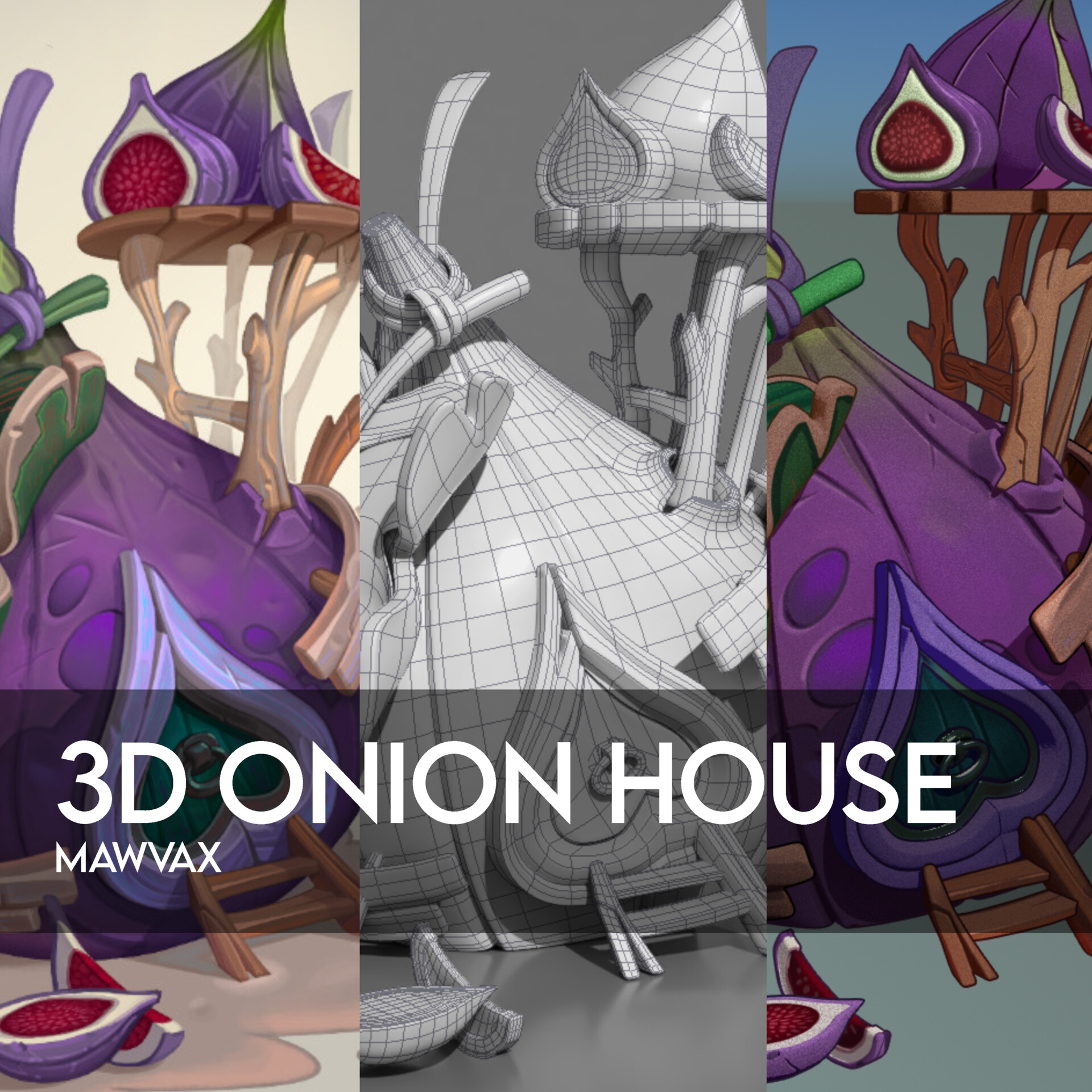 ArtStation 3D Onion House