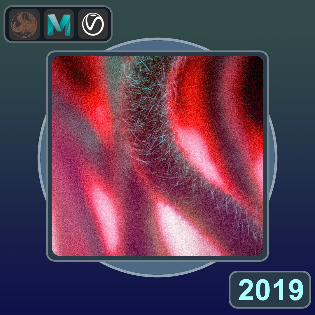 ArtStation - Dreadlocks grooming/Lookdev (2019)