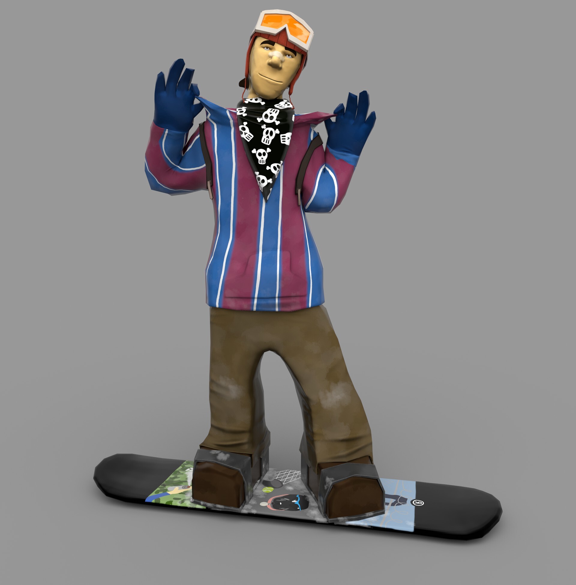 ArtStation - Zaz - Shaun White Snowboarding