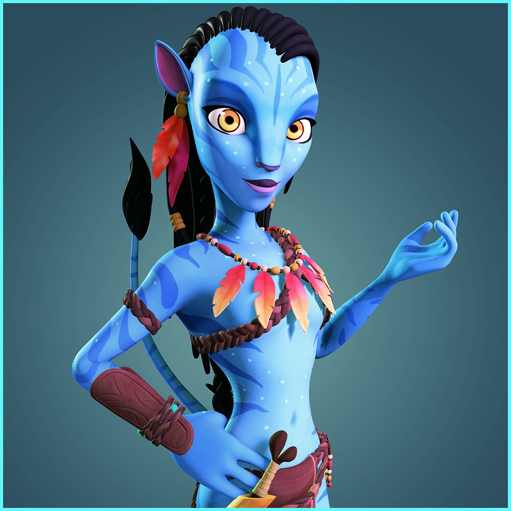Avatar Navi on the Earth Cyberpunk by BeeChanArt on DeviantArt