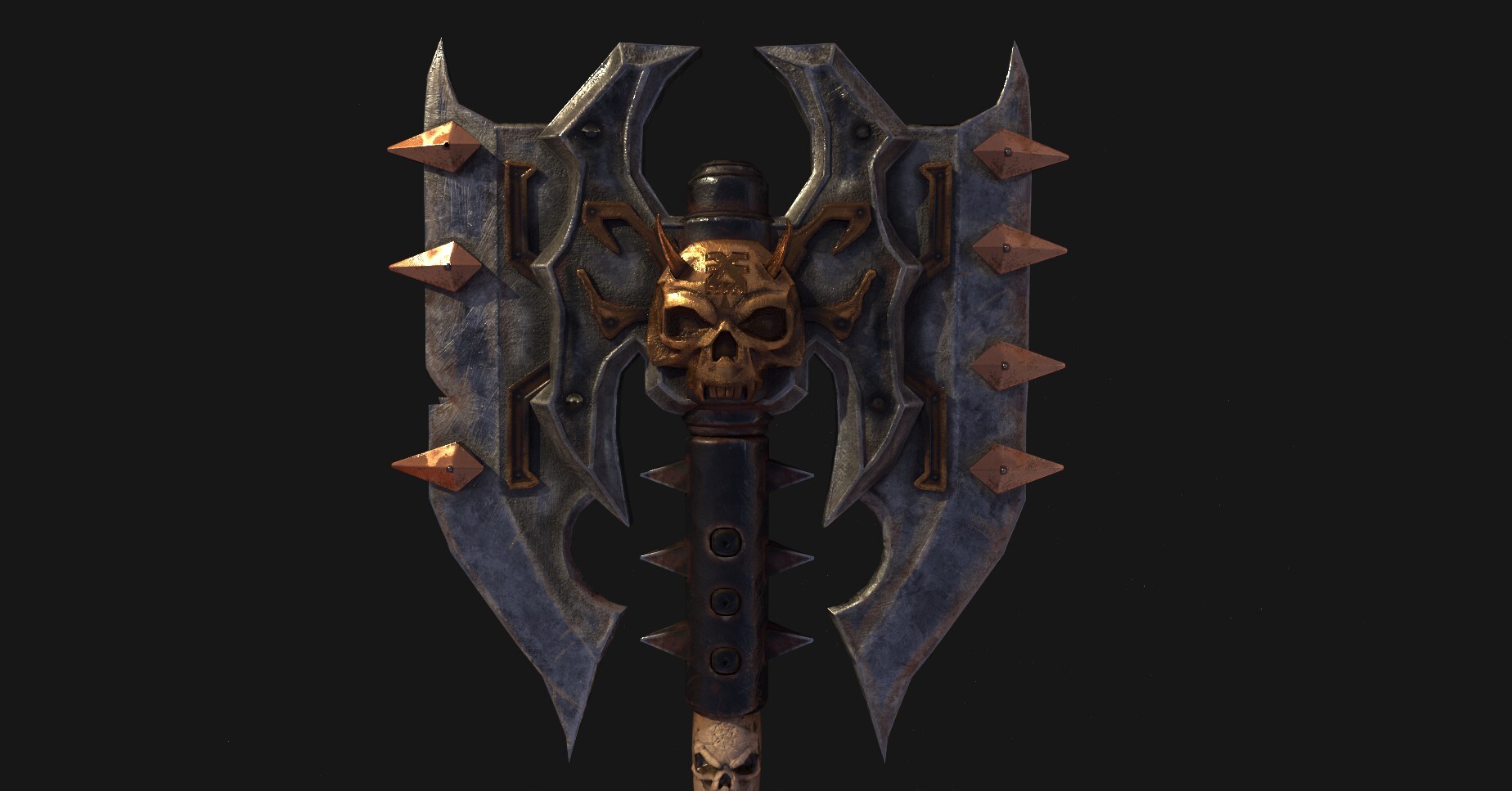 ArtStation - Warhammer: Total War Exalted Boodthirster's axe (Fanmade)