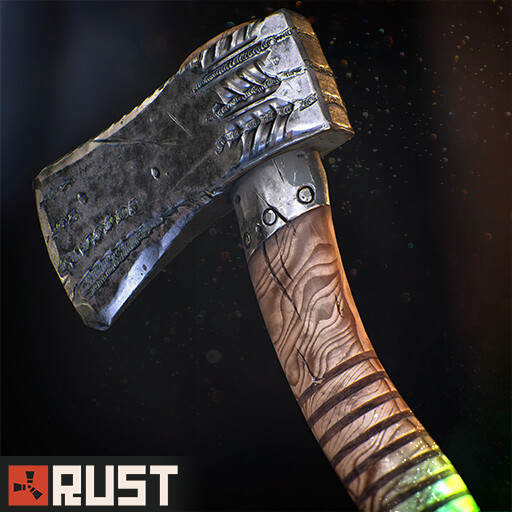 ArtStation RUST Rebar Hatchet Skin