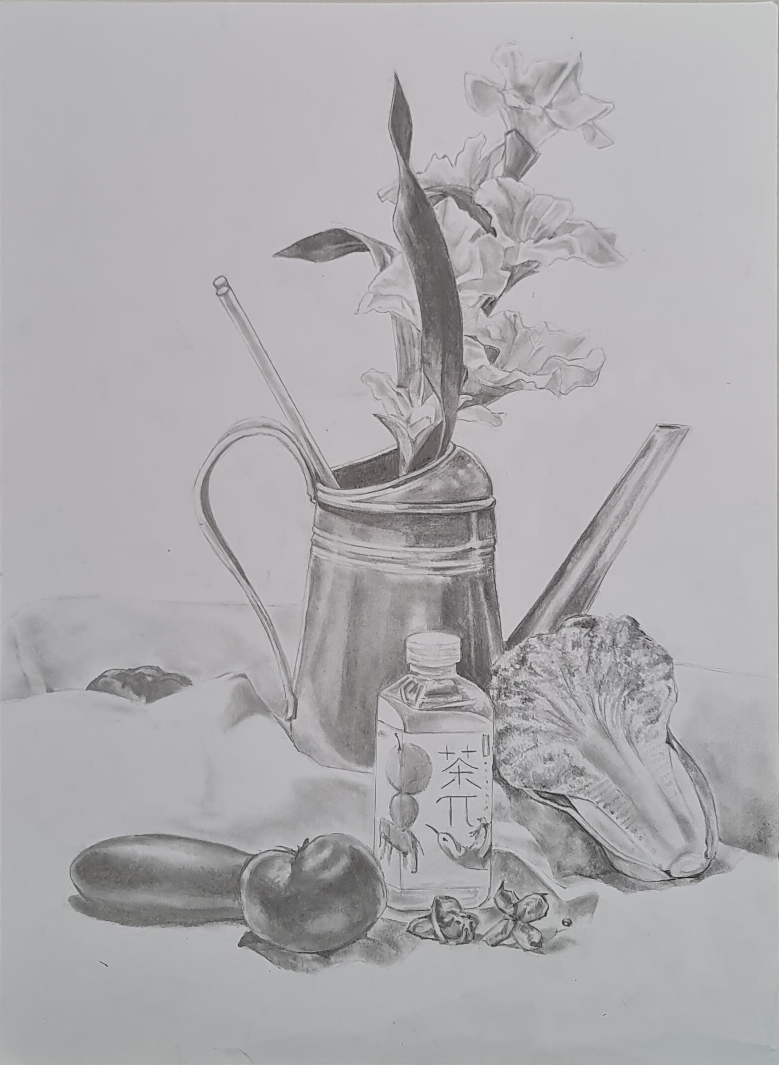 still life drawing assignment