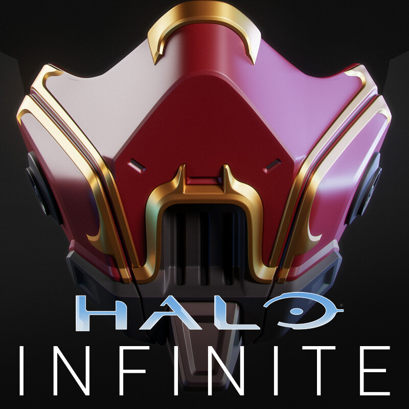 Samurai Helmet Gear : Highpoly