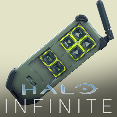 Halo Infinite Pelican Crane Remote Controller HiPoly