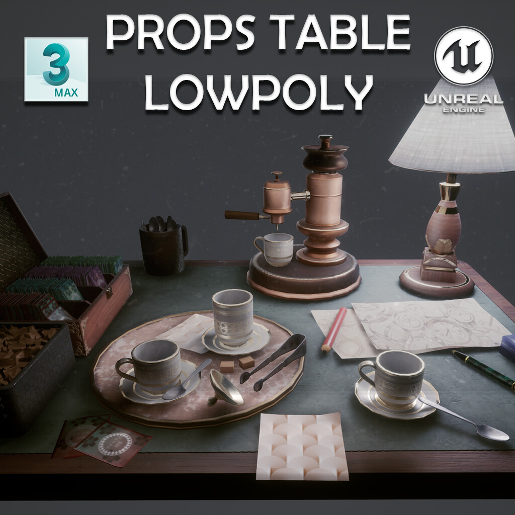 ArtStation - Props Table