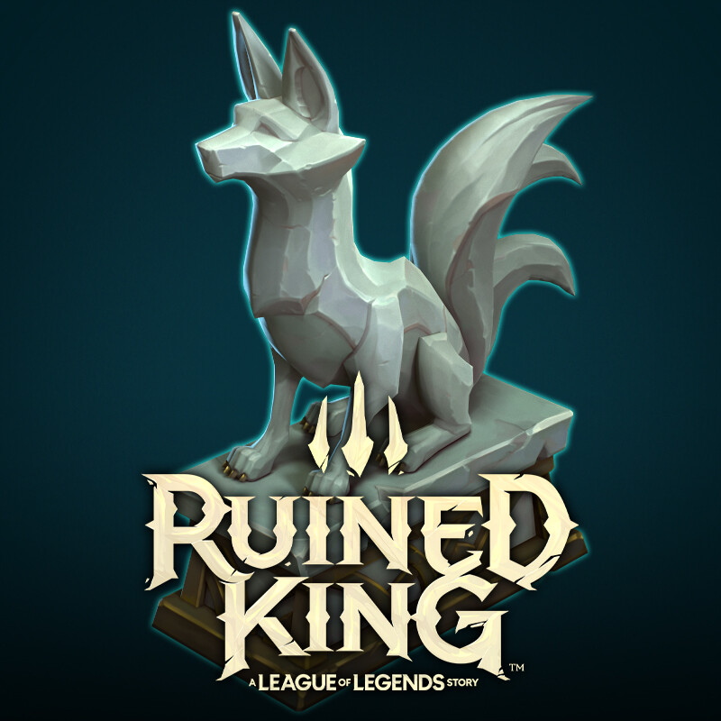ArtStation Ruined King Statue FA