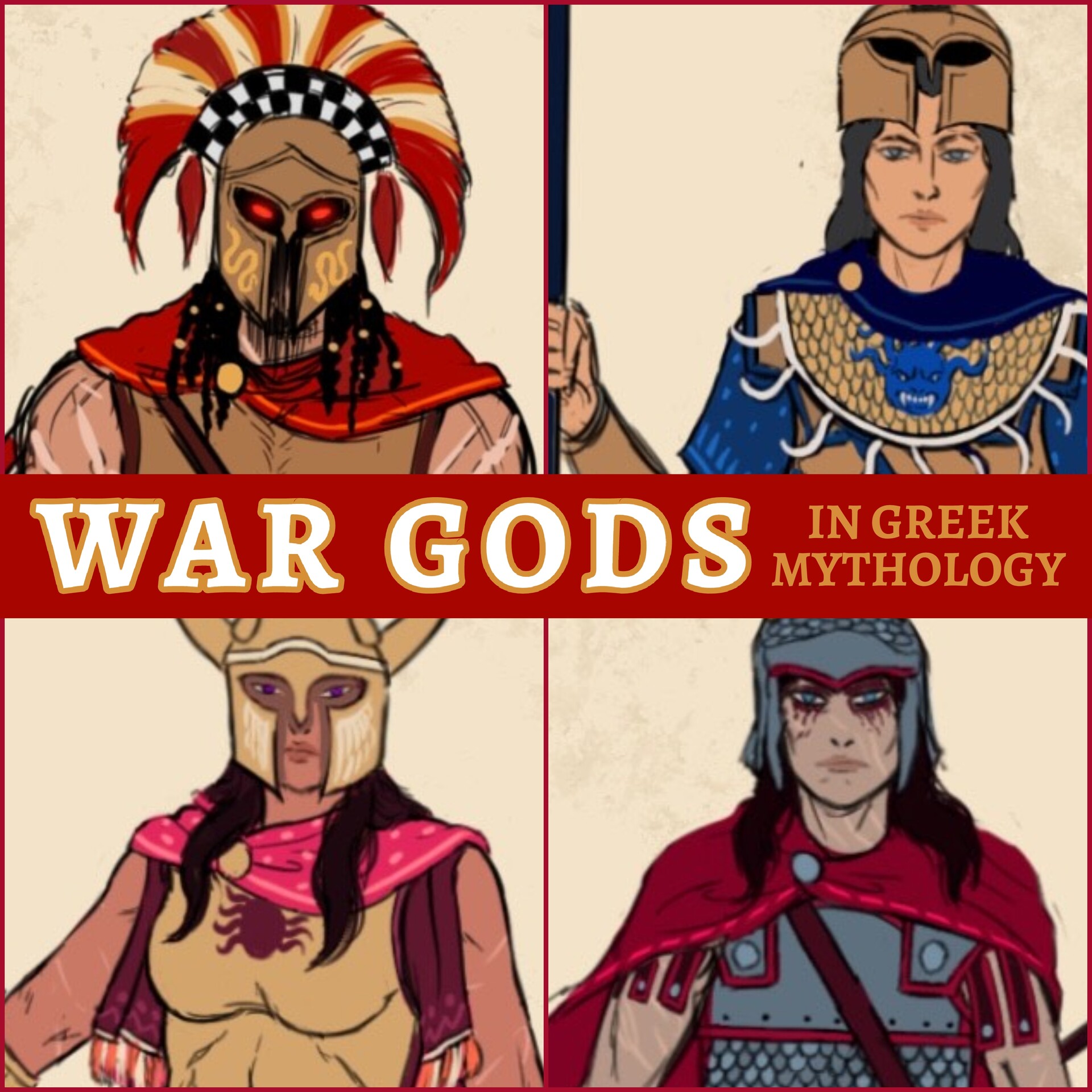 Jacob King - Greek War God Designs