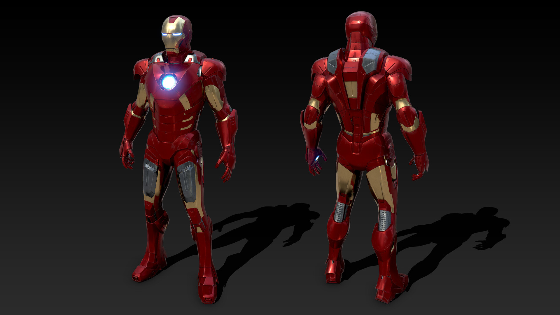 ArtStation - Iron Man MK7 Armor