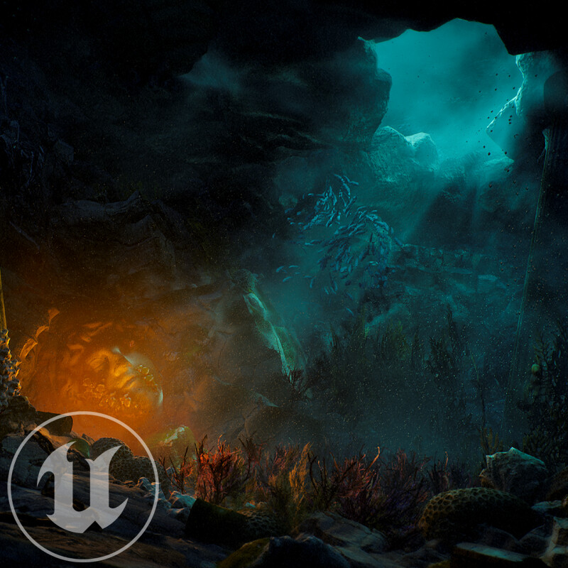 ArtStation Underwater Ruins