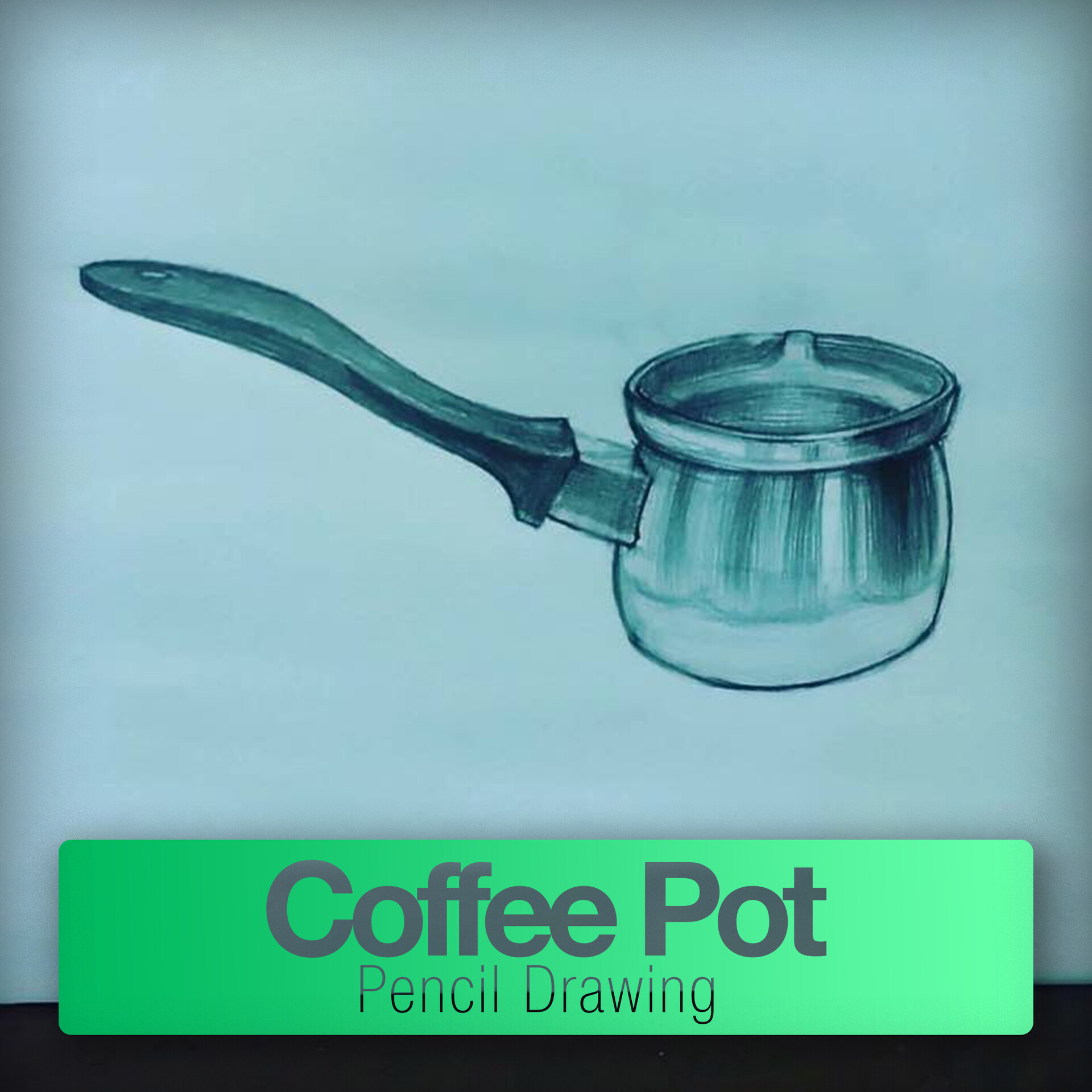 ArtStation Coffee pot drawing