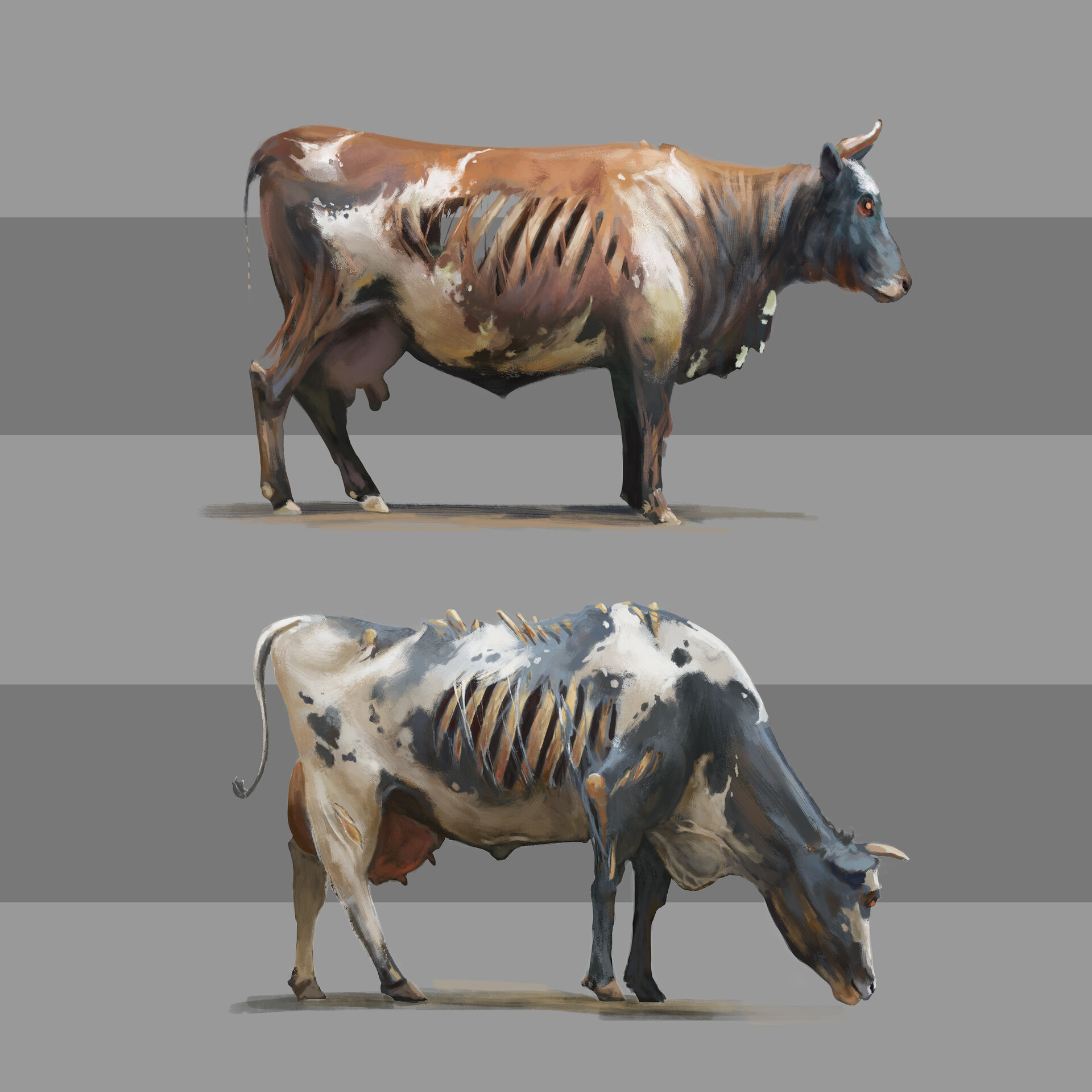 ArtStation - Zombie Cow Pack