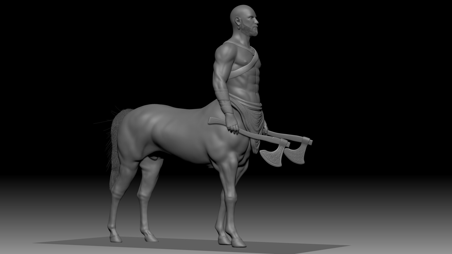 ArtStation - Horse and human Centaur