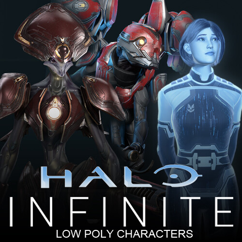 ArtStation - Halo Infinite - Low Poly Characters