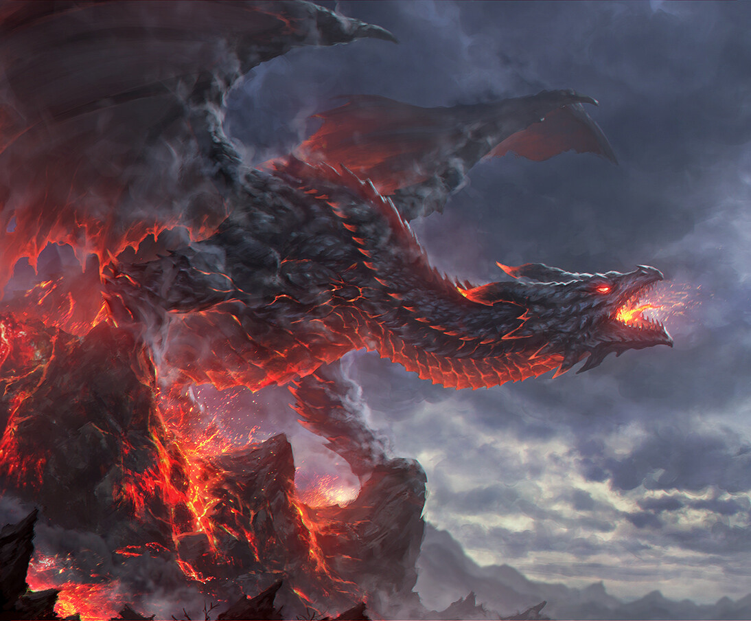 ArtStation - Clash of the Dragons