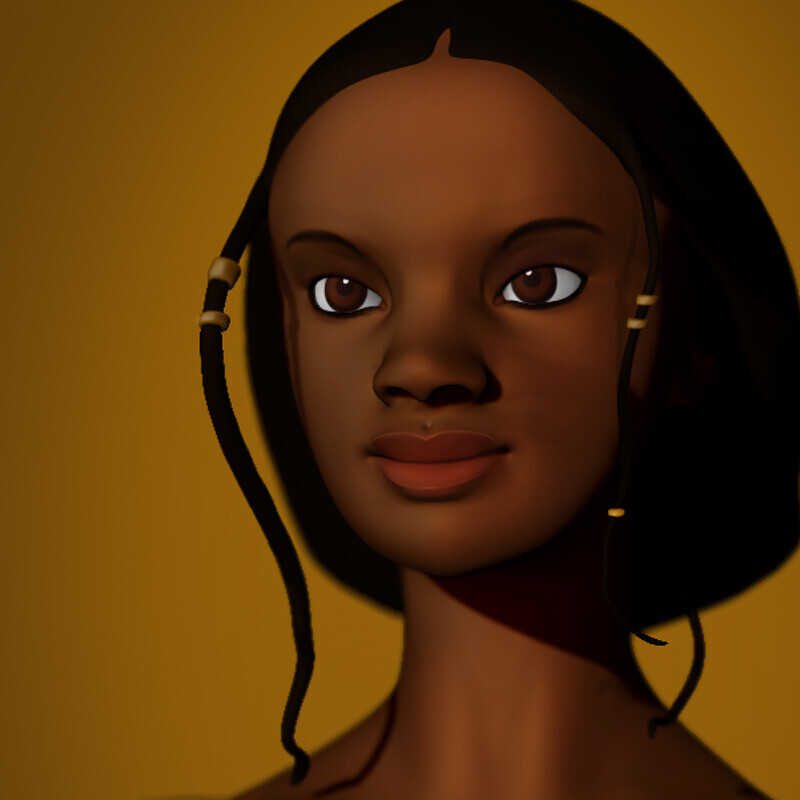 ArtStation Yellow Girl