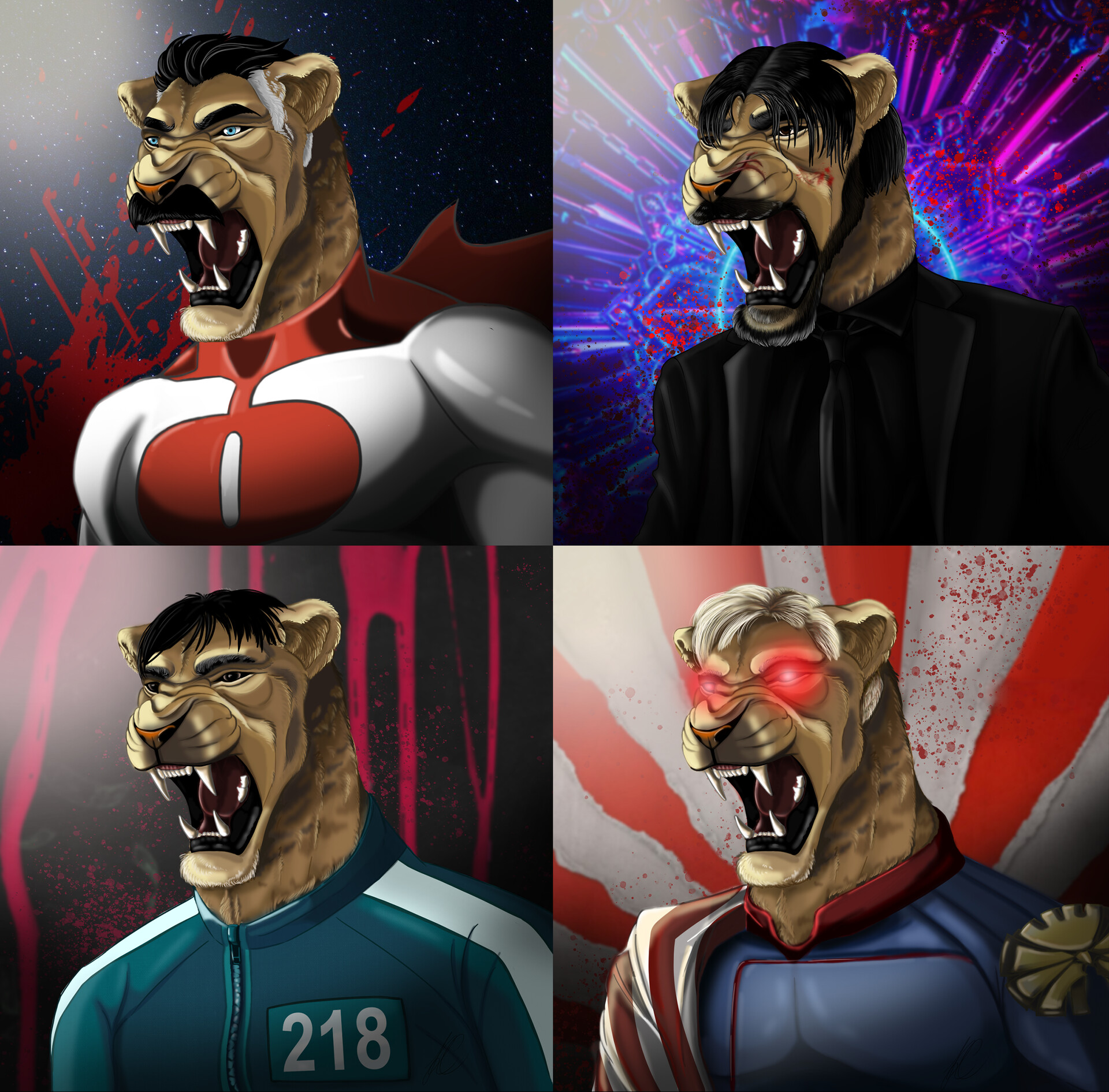 ArtStation Four AntiHeroes of 2021