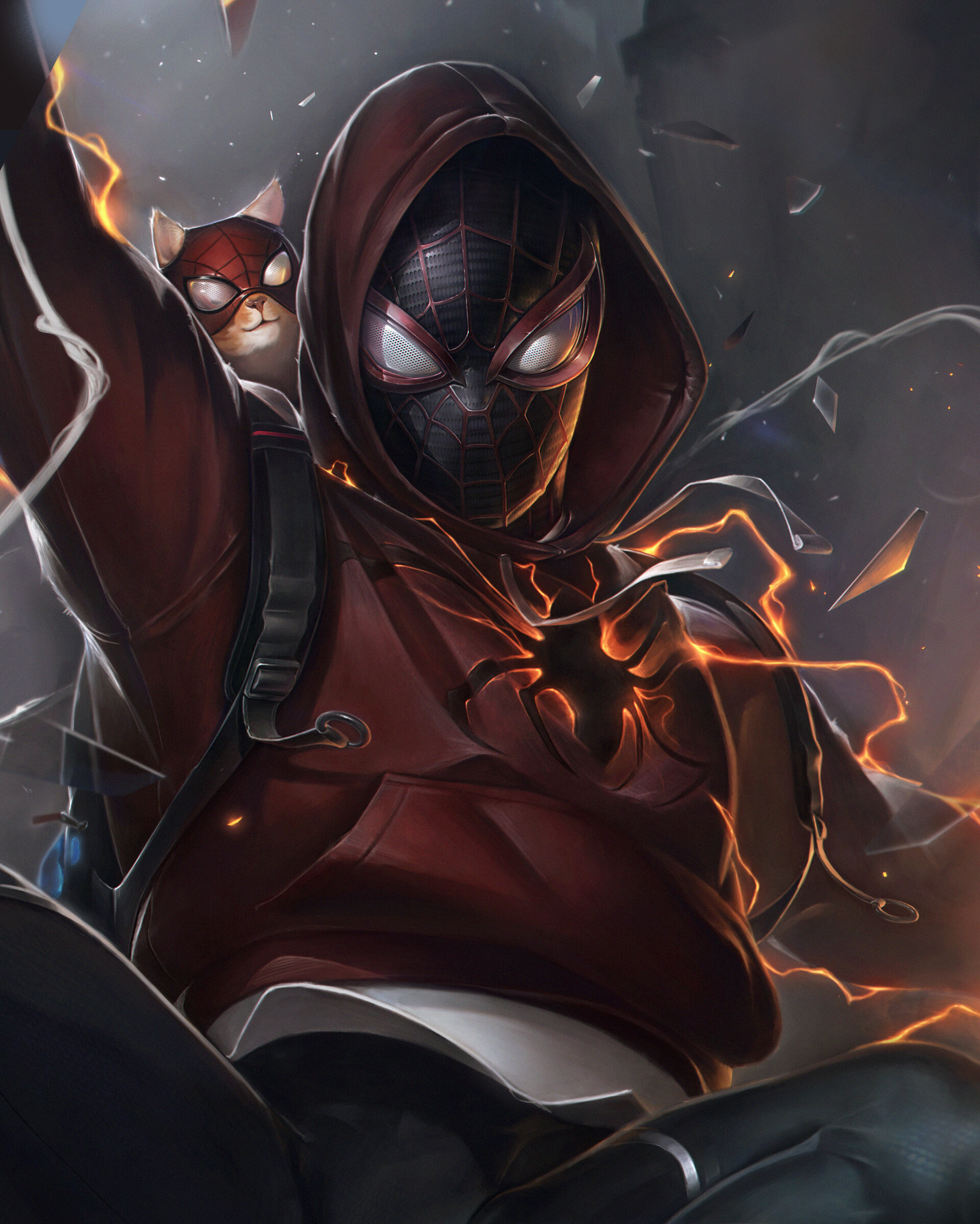 ArtStation - spiderman miles morales - fan art