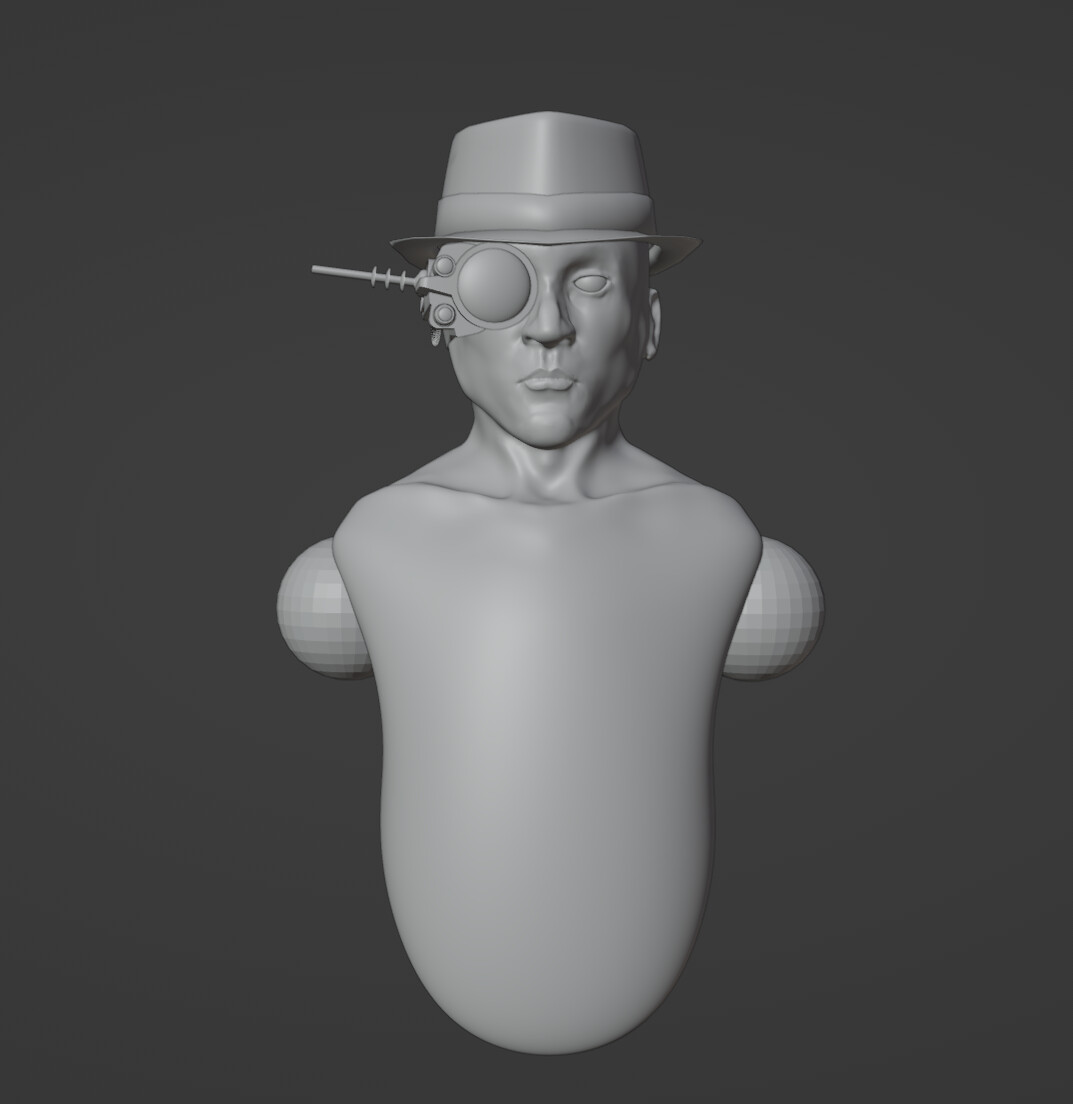 ArtStation Davey Trauma Bust (WIP)