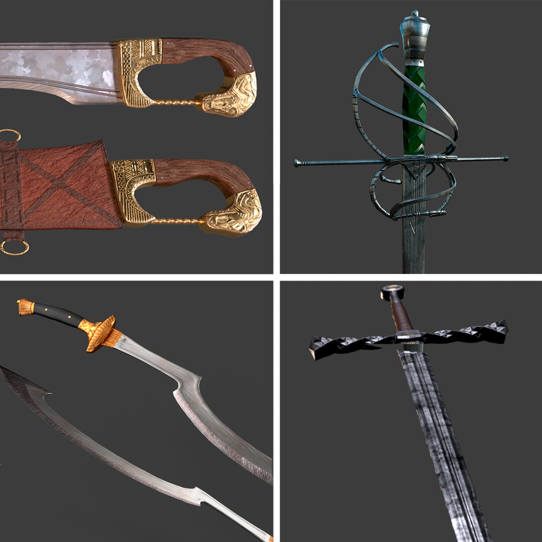 ArtStation - Historical swords