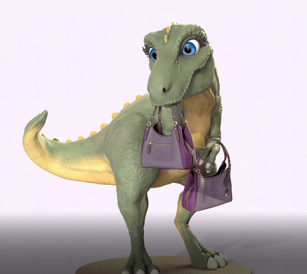 ArtStation - Rexy the Dinosaur