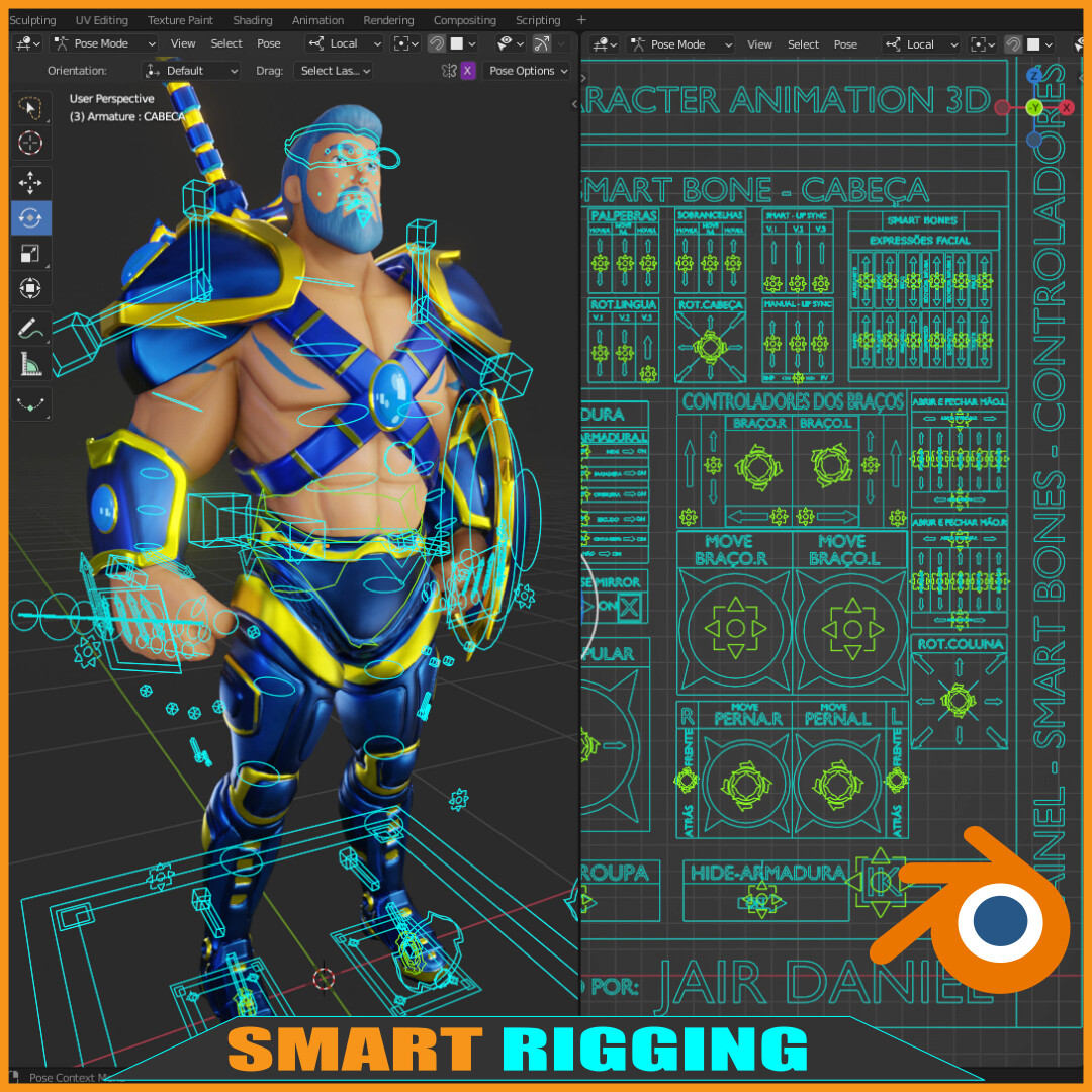 Artstation - Smart Bones Panel In Blender 3.0