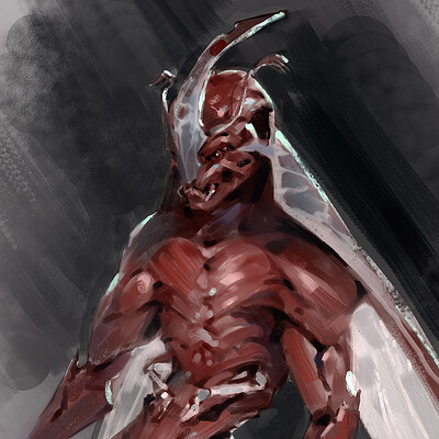 The Insect Warrior - Concept sketch 