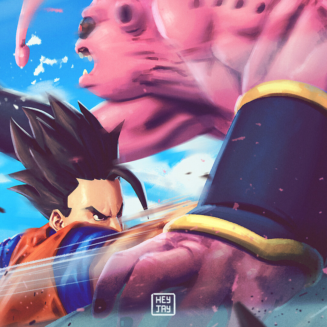 Gohan vs Buu 2