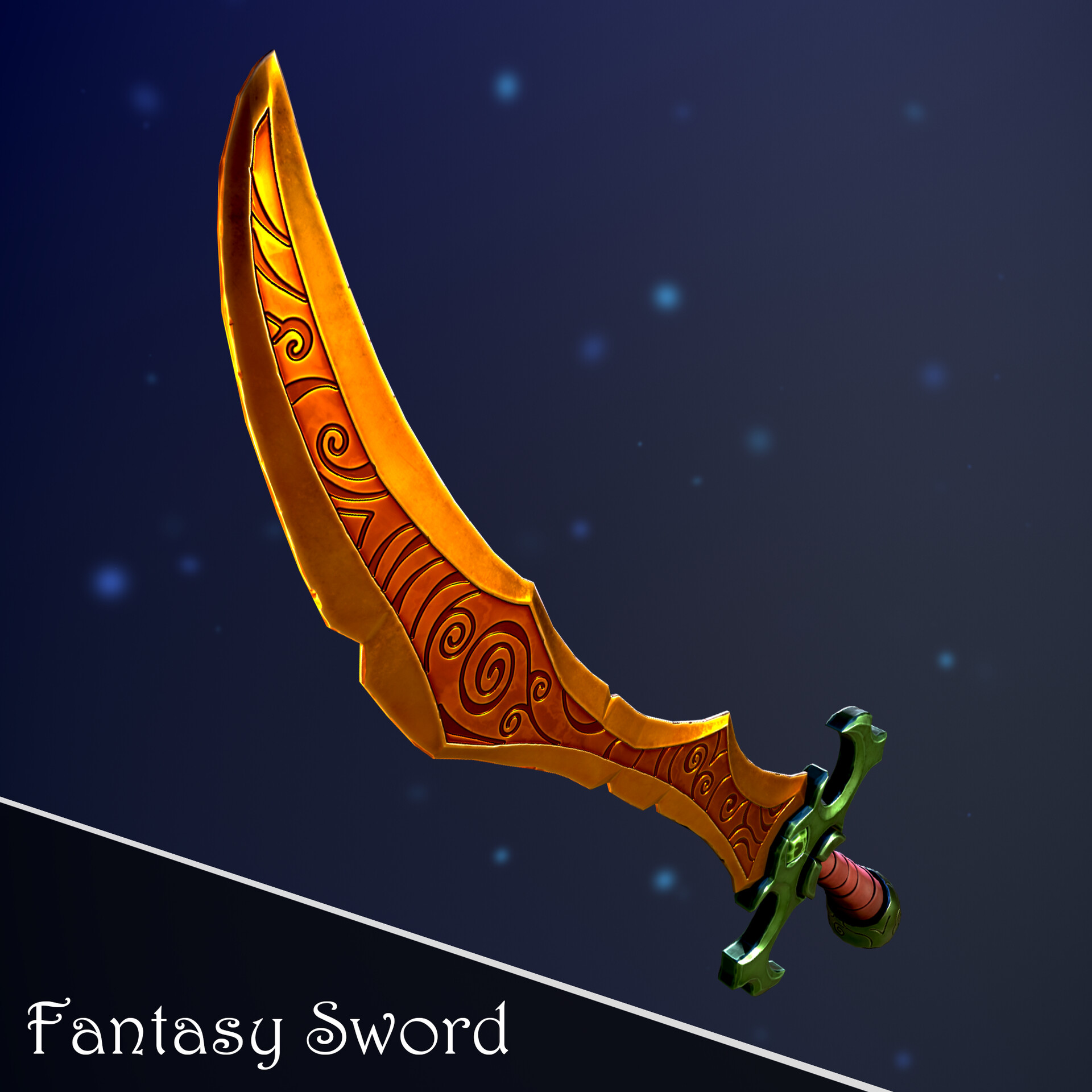 ArtStation - Fantasy Sword