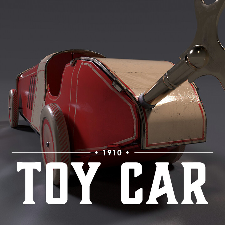 ArtStation - Tin car Model