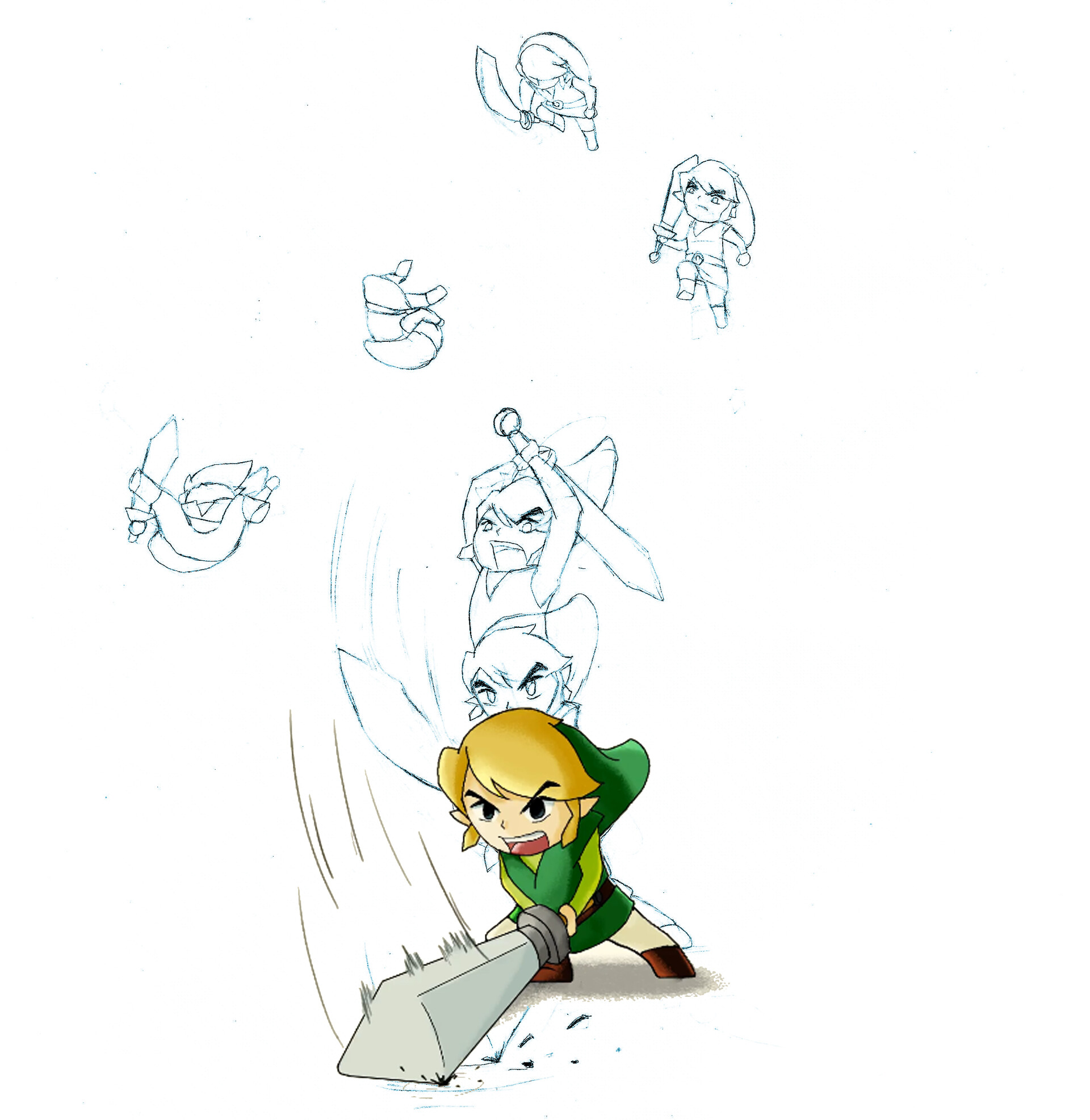 ArtStation - TOON LINK ANIMATION