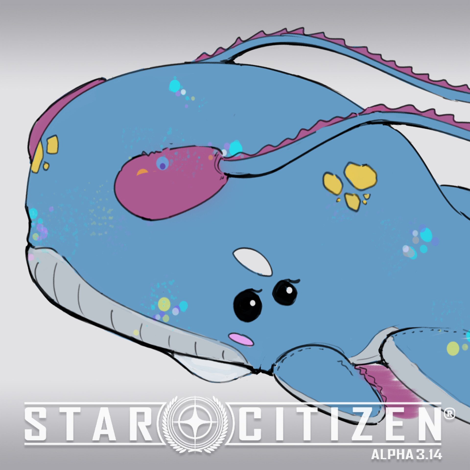 star citizen whale plush