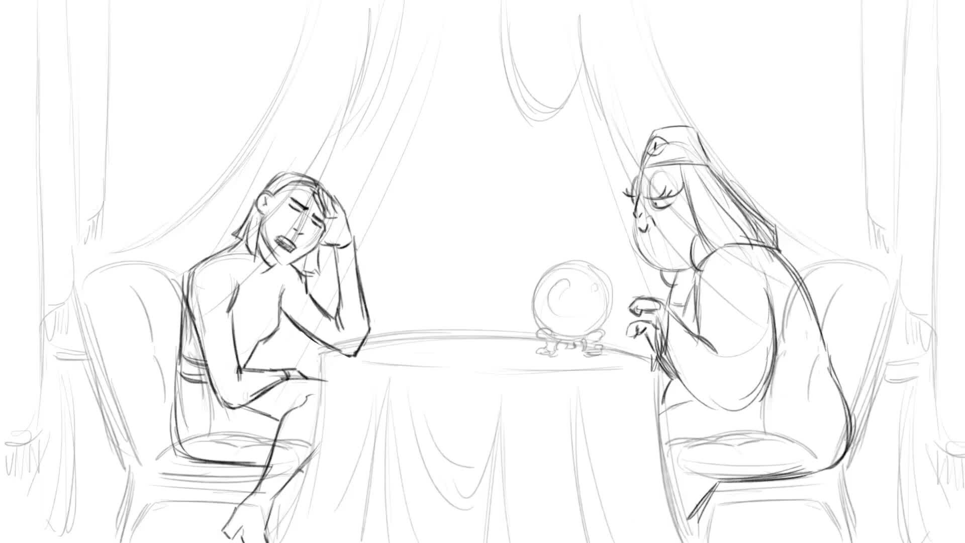 ArtStation Fortune Teller Dialogue Test