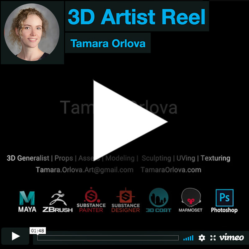 ArtStation - 3D Artist Reel
