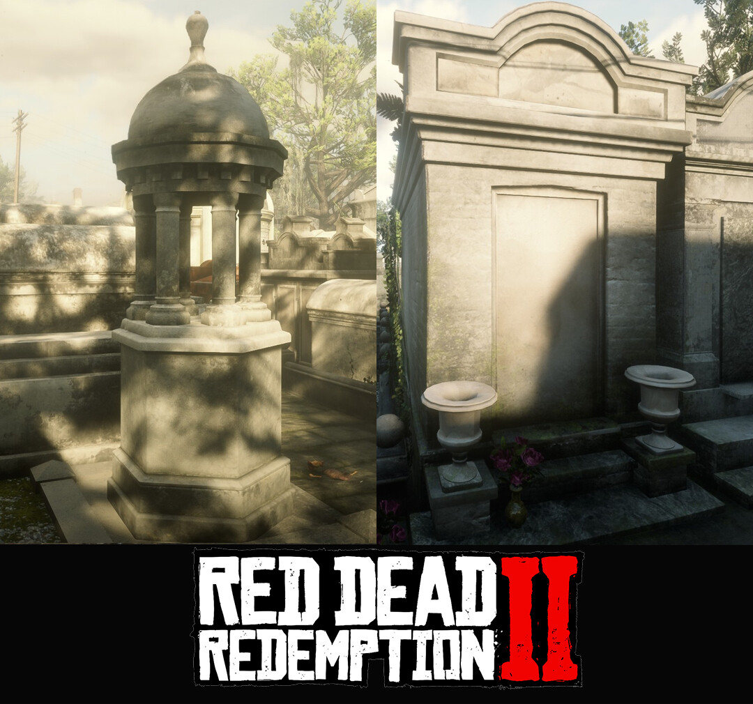 ArtStation Saint Denis Cemetery Red Dead Redemption 2