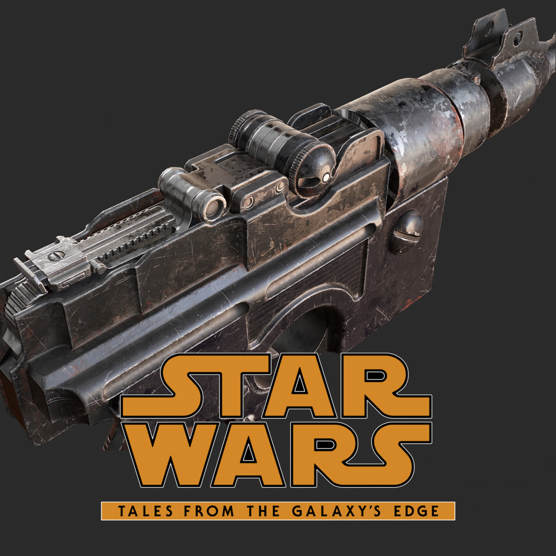 ArtStation - Blaster Pistol Heavy | Star Wars Tales From The Galaxy's Edge
