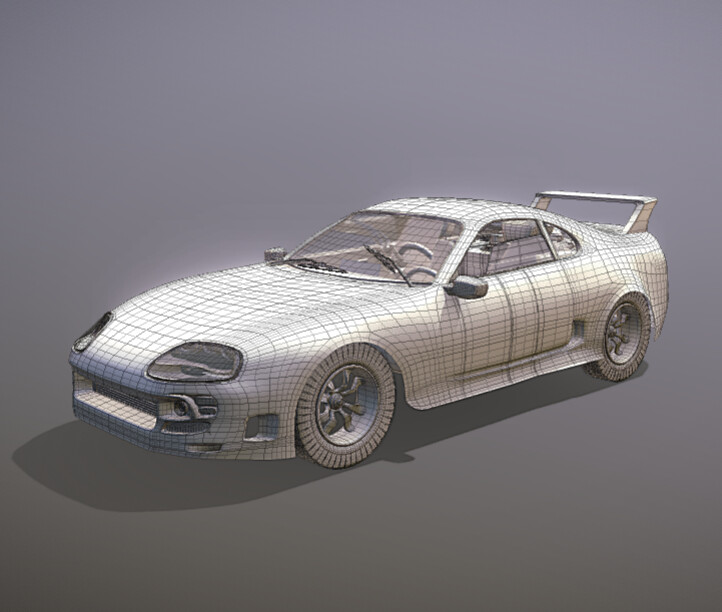 ArtStation - supra car model