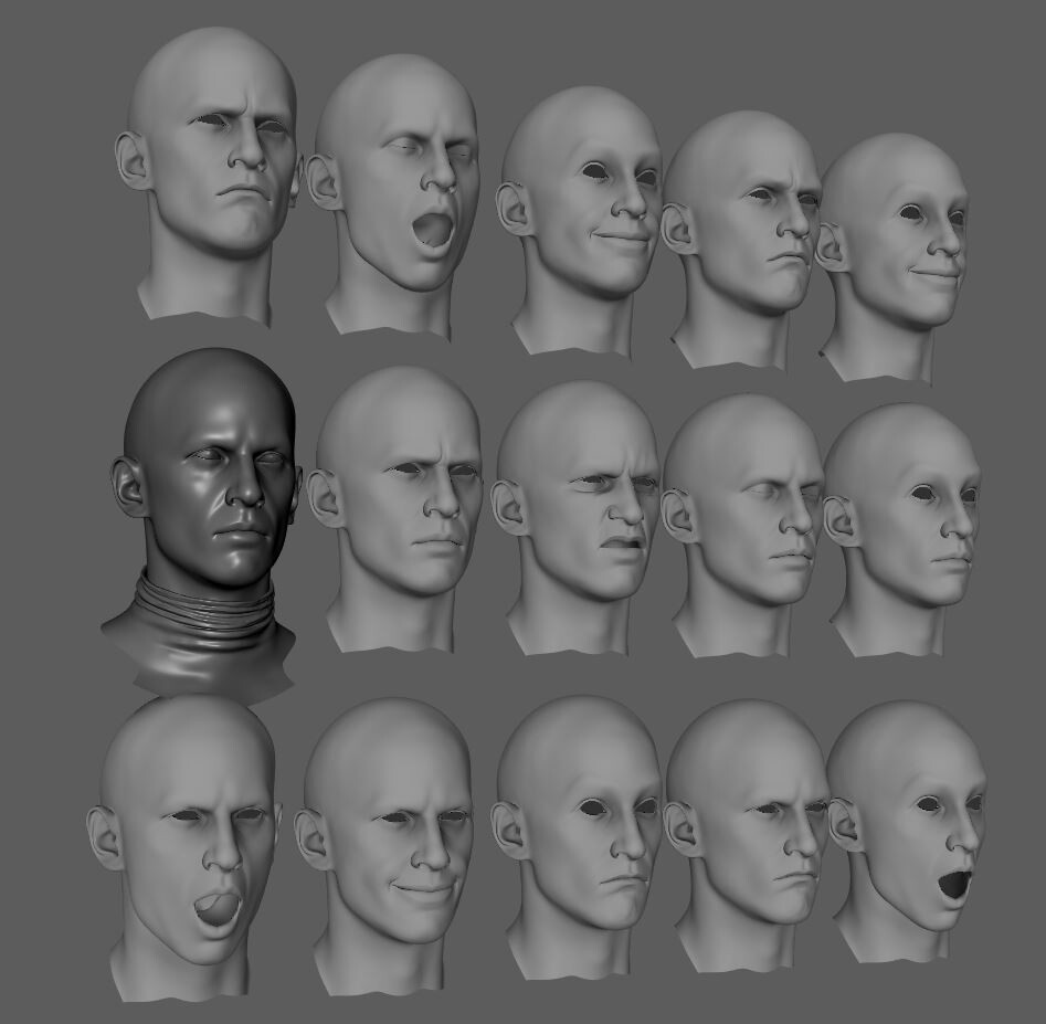 ArtStation - Blend Shape Facial