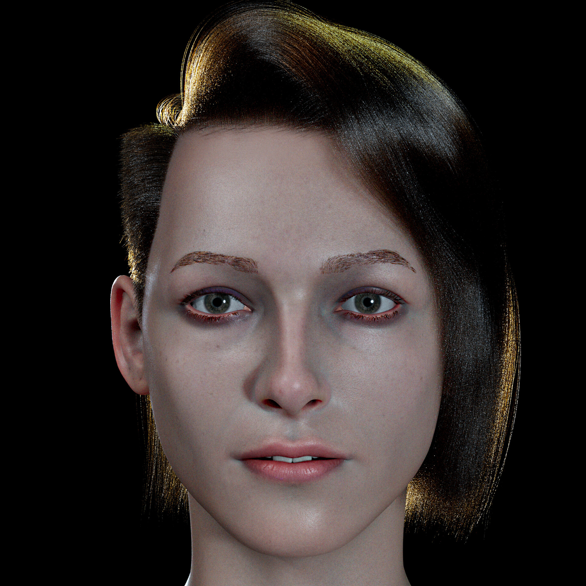 ArtStation - Character portrait Exercise_Kristen Stewart