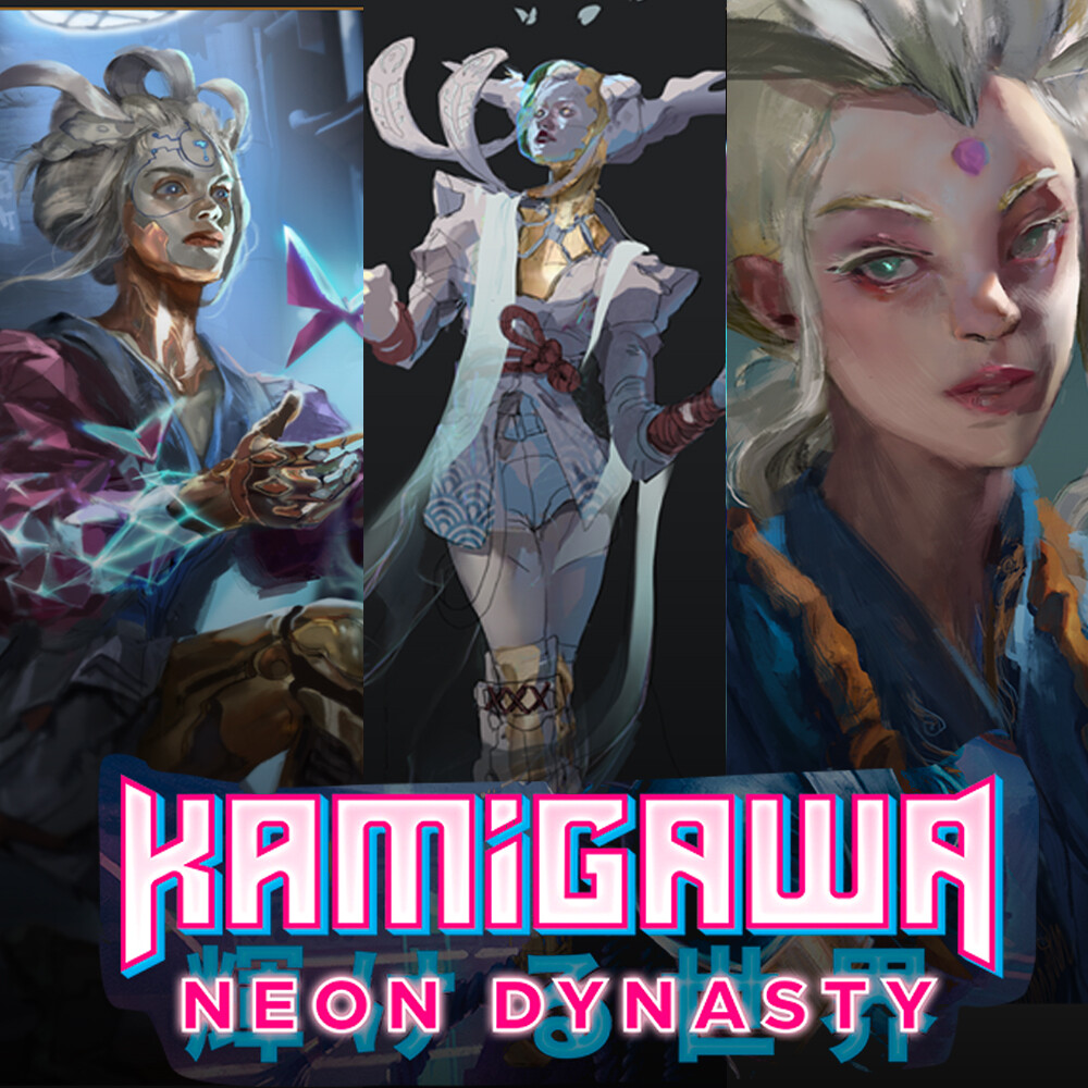 ArtStation MOONFOLK CONCEPTS KAMIGAWA NEON DYNASTY Evyn Fong Evyn Fong Thumbnail Copy