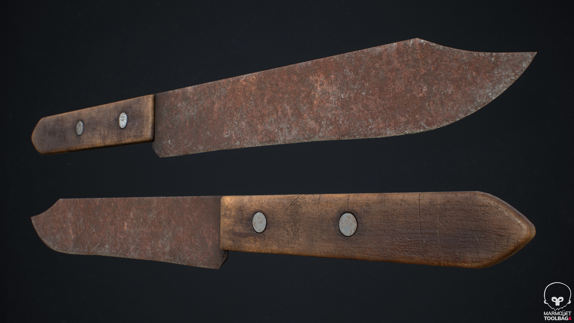 ArtStation - old rusty knife