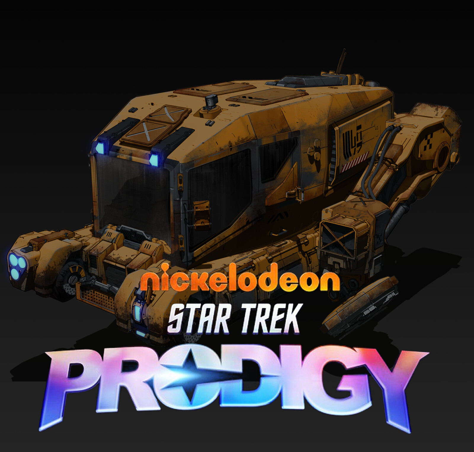 Star Trek Prodigy - Vechicle truck Mine Color style. 