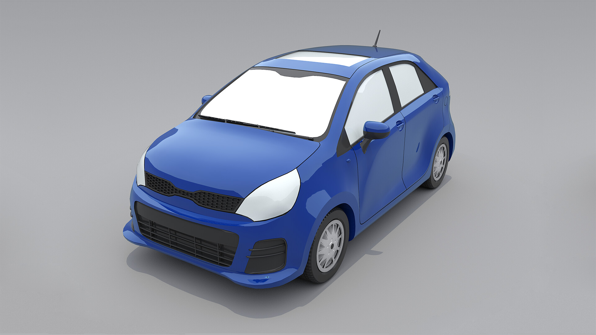 ArtStation - 2015 Kia Rio 3D Model