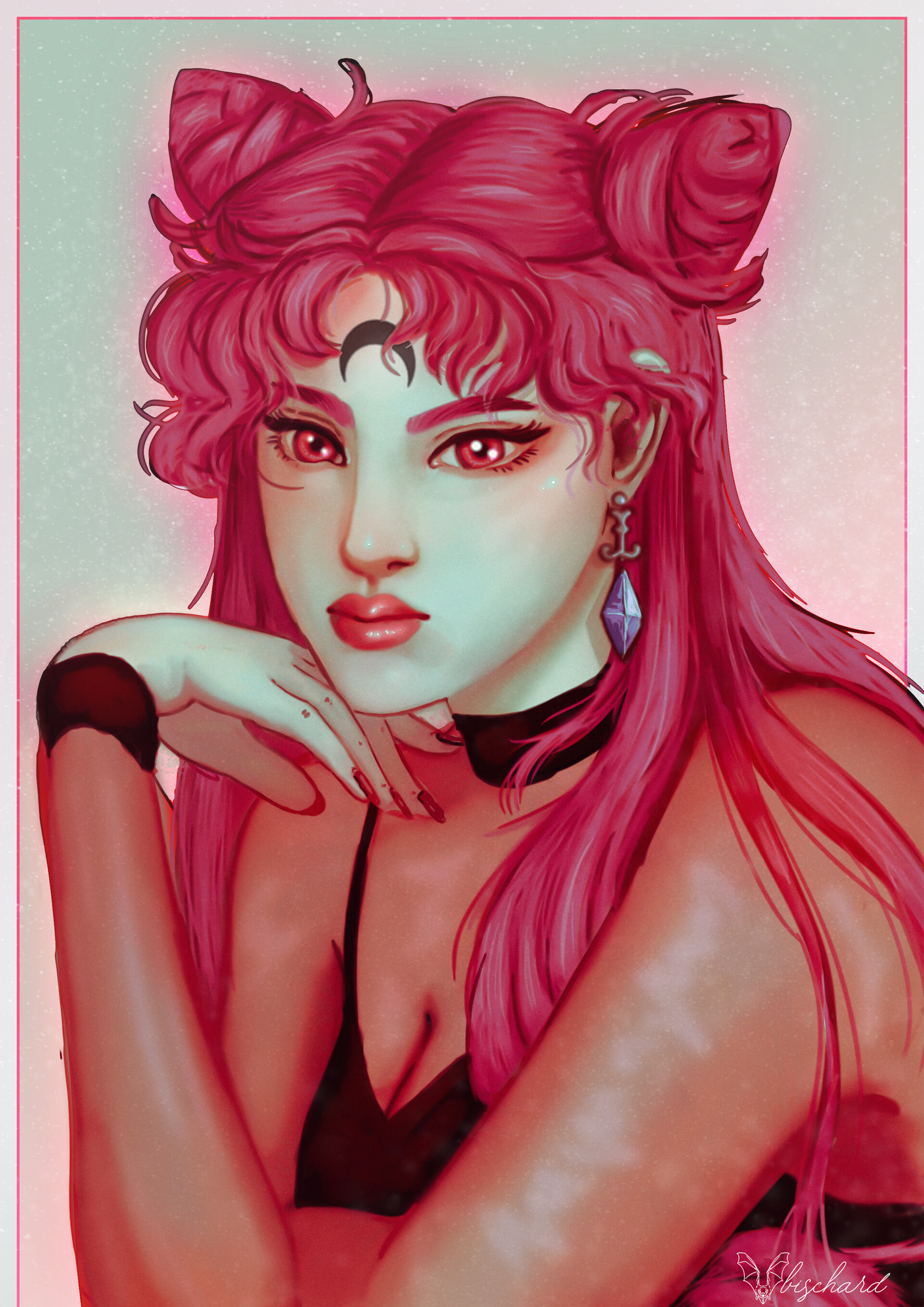 ArtStation - Black Lady Chibiusa