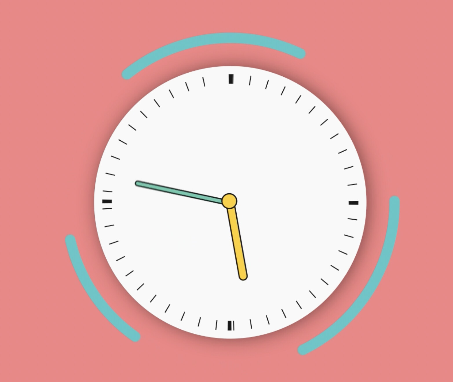 Animation d'une horloge