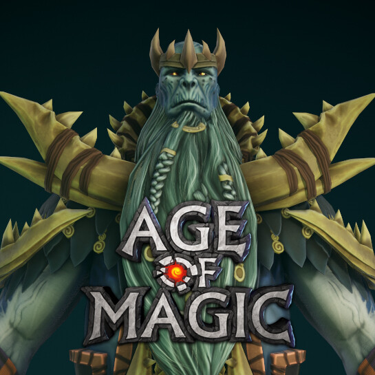 In-game character for Age of Magic by Playkot