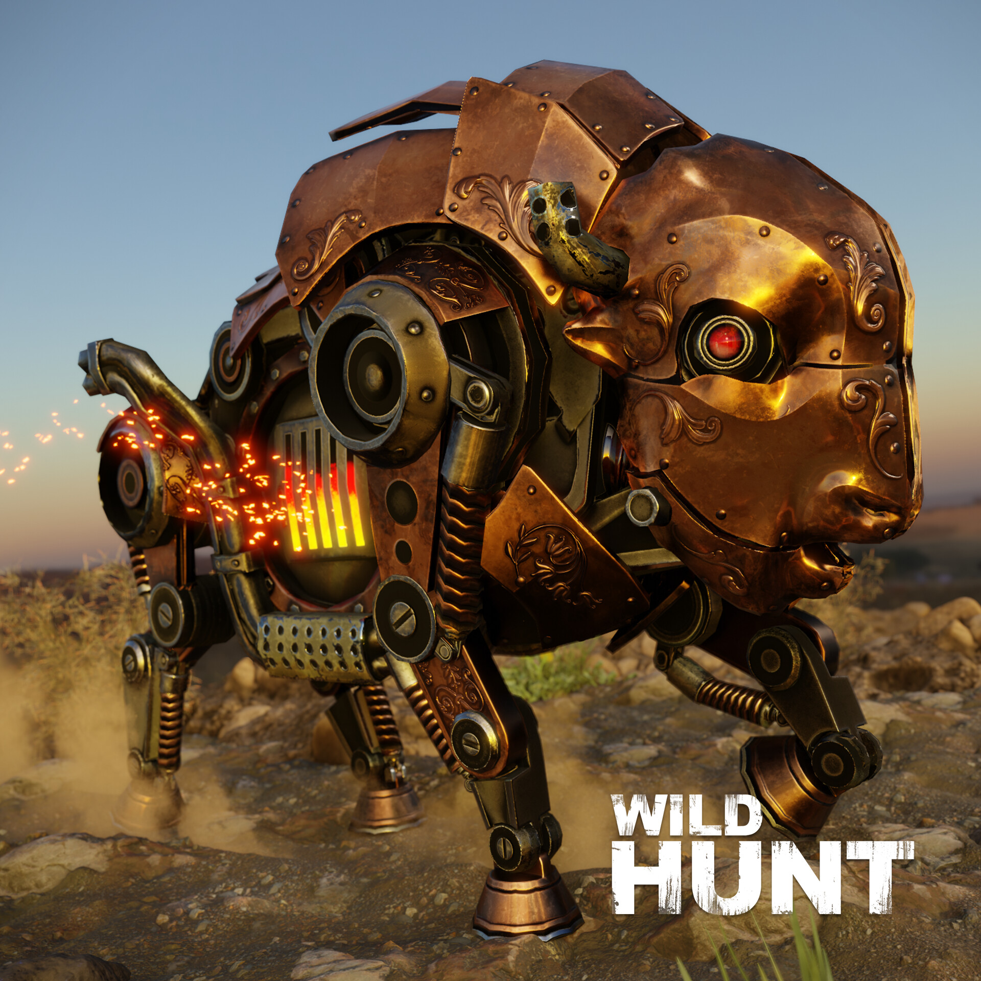 ArtStation - Steam Punk Bison