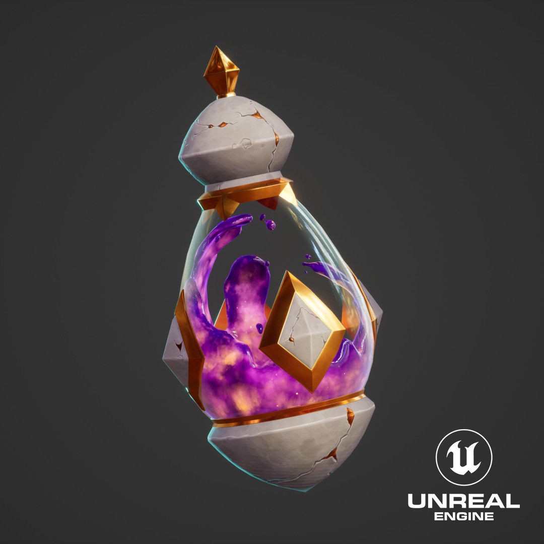 ArtStation - Galaxy in a Bottle