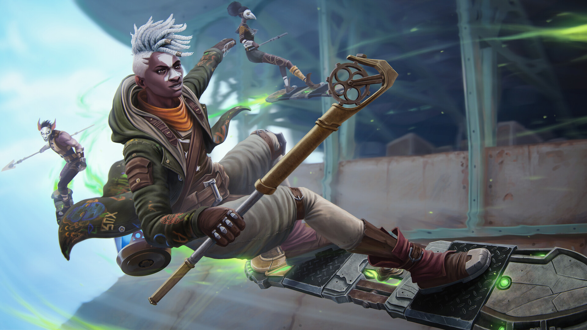 ArtStation - Ekko FireLight - Arcane League of Legends fan art